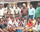 Home guards join in Swacch Bharat Mission at Mary Hill